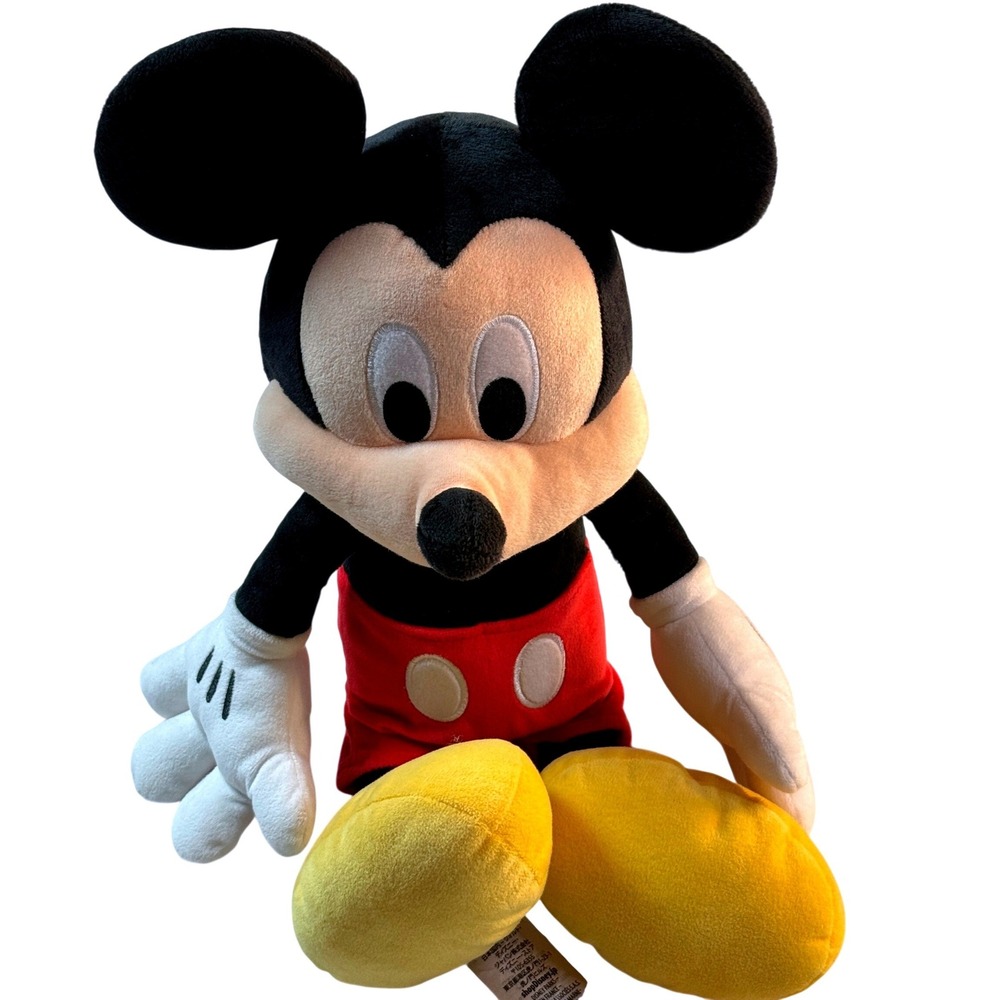 Disney Store Mickey Mouse Plush 18' Red Classic Disneycore Cartooncore Nostalgia